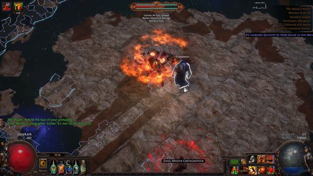 [Path of Exile] 3.6 - Ngamahu's Flame Cyclone Berserker - The Shaper's Realm смотреть онлайн