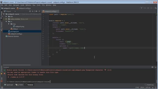 Урок 18. Webpack. File Loader смотреть онлайн