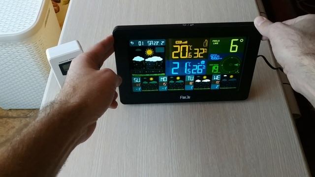 FanJu W4 метеостанция с WiFi, мобильным приложением и кучей наворотов. смотреть онлайн