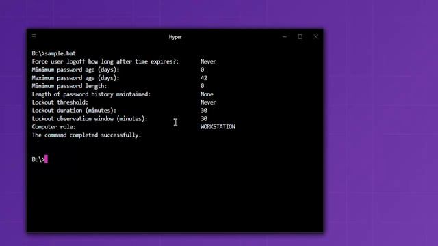 Windows Batch Script NET Command смотреть онлайн