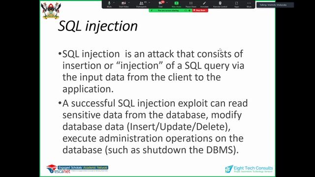 PART 1 - Software security - SQL Injection смотреть онлайн