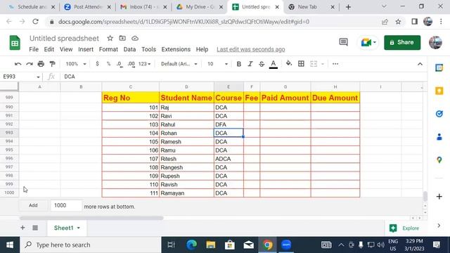 About the Google Sheet | Cloud Computer | GIT Education смотреть онлайн