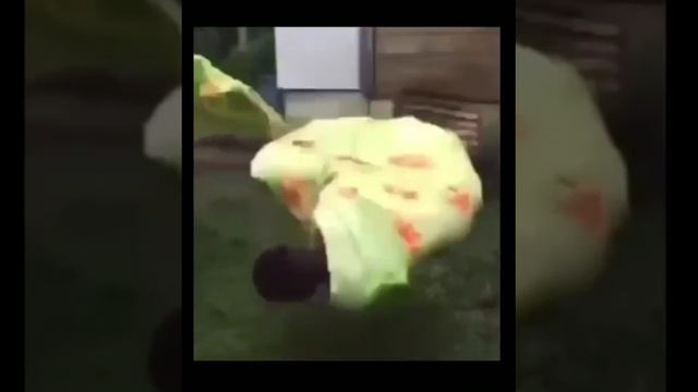 Негр сделал сальто