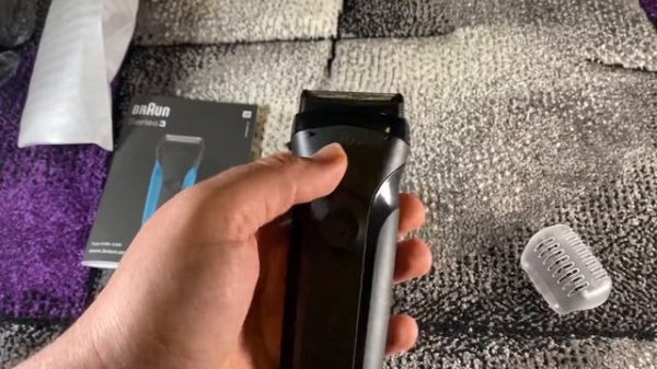 Braun Series 3 310s Wet & Dry Electric Shaver for Men / Rechargeable Razor unboxing and instruction