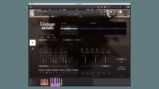 VINTAGE GUITARS KONTAKT | Classic Guitar Loops Library for Music Production смотреть онлайн