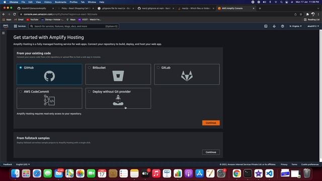 How to deploy react application on AWS Amplify- 2022 смотреть онлайн