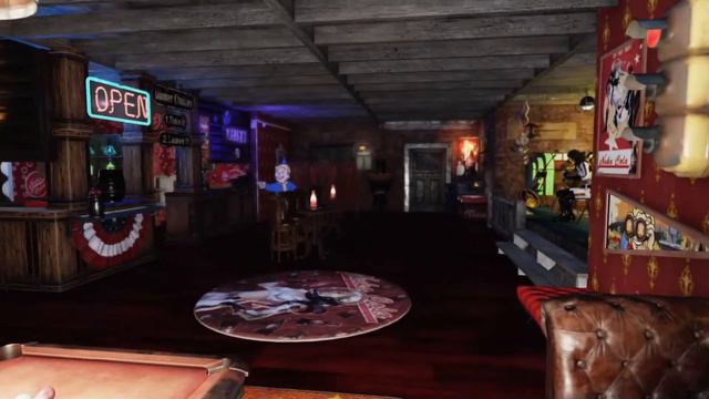 Дорого! Богато! Красивый бар и бильярдная в Fallout 76 ☢ смотреть онлайн