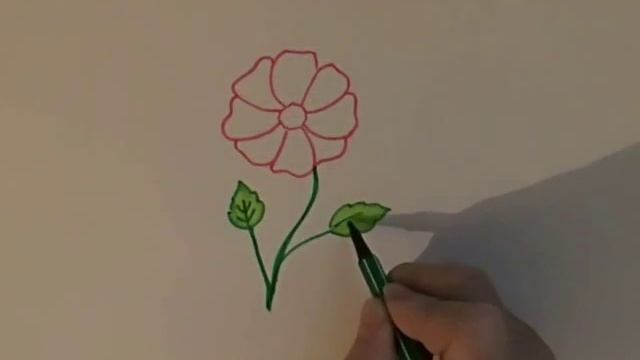 Рисуем, Цветок, рисунки карандашом, , colour pencil drawing, flower смотреть онлайн