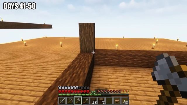 I Survived 100 Days IN ONE BLOCK SKYBLOCK in Minecraft Hardcore! смотреть онлайн