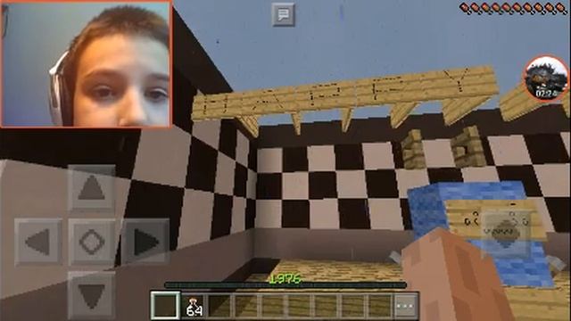 Майнкрафт PE. Просмотр карты фнаф 1. 2 часть.