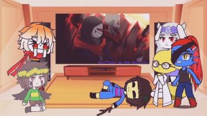 Undertale reacts to Villain Sans Squad Opening || Not Original || Read Desc