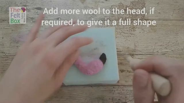 Francis The Flamingo. Needle Felting Flamingo With The Felt Box