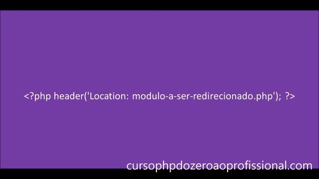 Como fazer redirecionamento em PHP смотреть онлайн