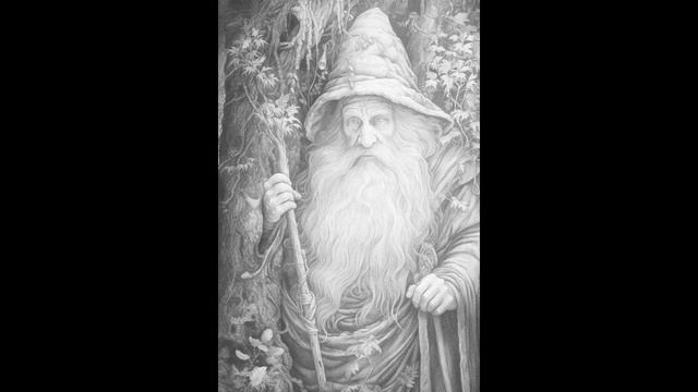 Forest Gods and Demons Coloring Book, Pagan Coloring Pages, Grayscale Coloring Book for Adults смотреть онлайн