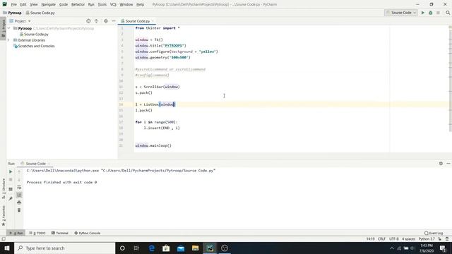 SCROLL BAR Tkinter [2020] | Python GUI Using Tkinter | Ep 11 смотреть онлайн