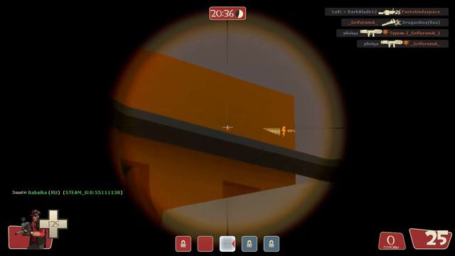 Как не надо играть снайпером в Team Fortress 2 смотреть онлайн
