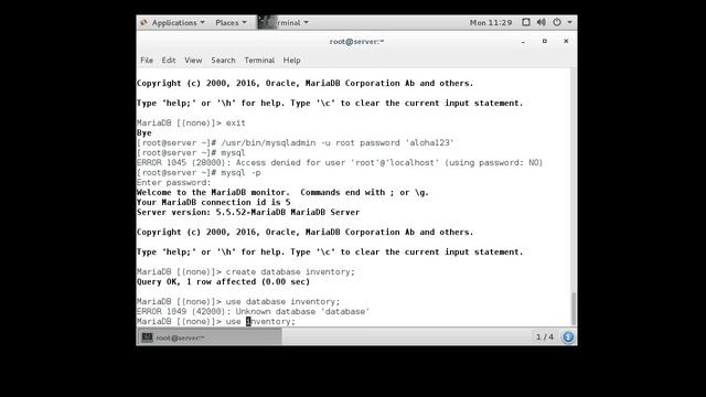Installation of MariaDB Database Server смотреть онлайн