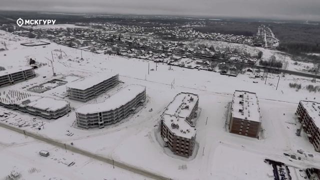 ЖК "Малая Истра" — аэросъемка МСКГуру. Декабрь 2016. смотреть онлайн