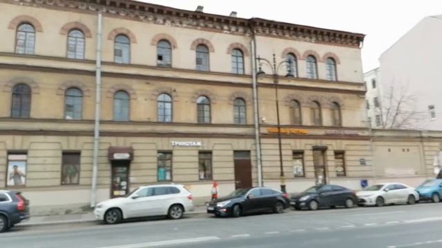 СП-б. Кирочная улица у Анненкирхе. 20.02.2022. смотреть онлайн