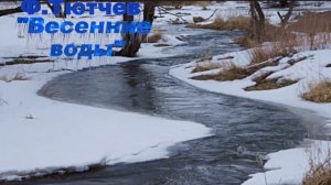 Ф Тютчев Весенние воды