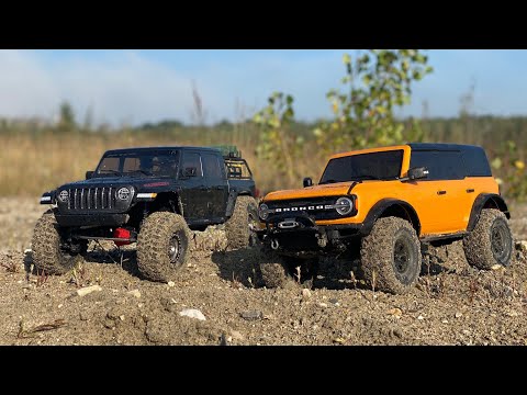 Axial SCX10 III Gladiator vs TRAXXAS TRX4 BRONCO 2021 - НЕ ПОКУПАЙ пока не посмотришь! смотреть онлайн
