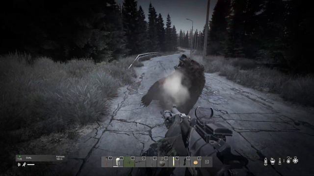 DayZ | SVAL new 30 round clip vs bear смотреть онлайн