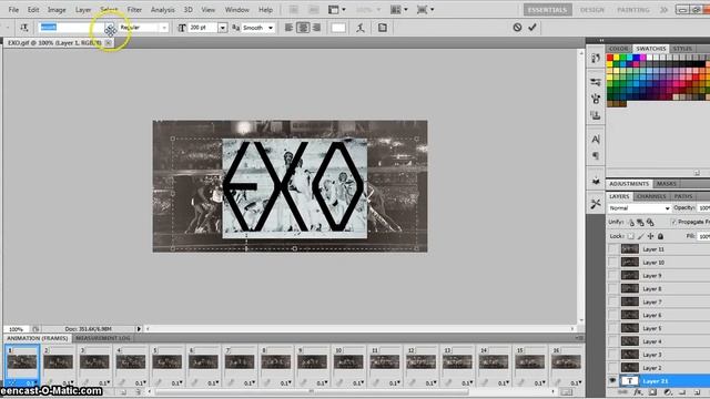 photoshop cs5 » inserting a gif in a text смотреть онлайн