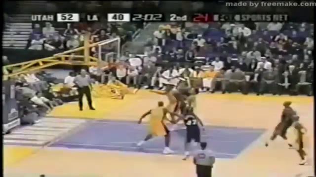 Karl Malone 26 Points @ Lakers, 2001-02. смотреть онлайн