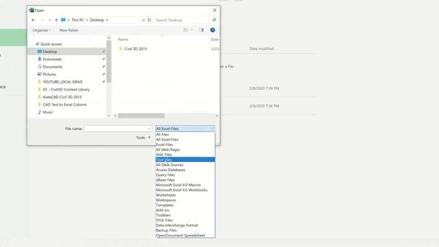 AutoCAD Text to Excel Column - Lisp Program смотреть онлайн