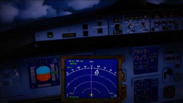 FSX |A320| - Aeroflot полёт из Москвы в Сочи