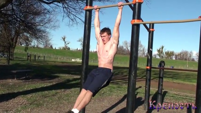 Как на турнике быстро накачать пресс