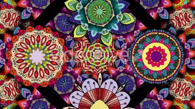 Ornament Kaleido Motion Graphics смотреть онлайн