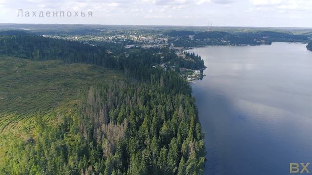 Карелия. Лахденпохья - край бескрайней Ладоги. Полет над заливом. смотреть онлайн