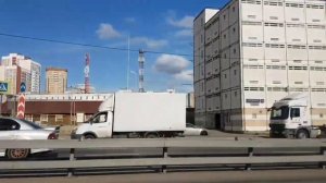 Обзор города Химки. Поездка в город Химки на машине