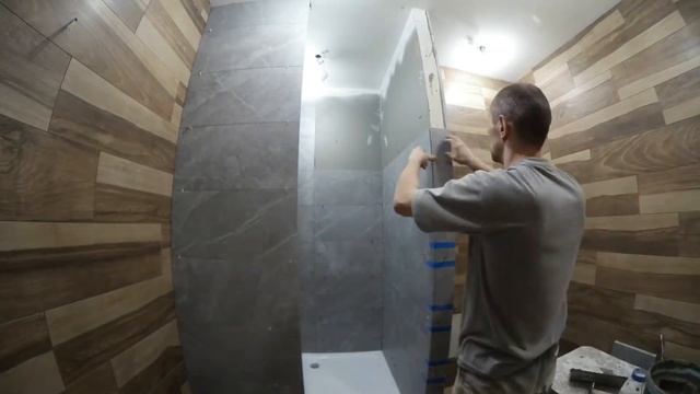 Ремонт квартиры #20 Как выложить плиткой душевую кабину смотреть онлайн