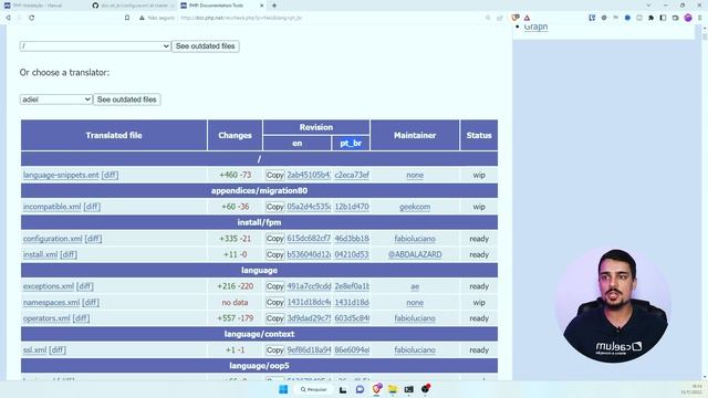 Como contribuir com o PHP - Ajudando na tradução da documentação do PHP | Dias de Dev смотреть онлайн