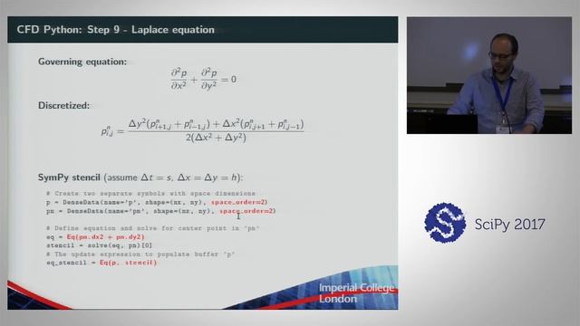Optimised Finite Difference Computation from Symbolic Equations | SciPy 2017 | Michael Lange смотреть онлайн