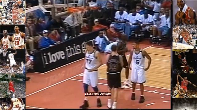 Michael Jordan Wearing The Air Jordan 12! (Raw Highlights)