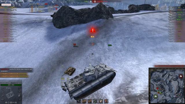 E 50 Ausf. M Затащил бой) Заполярье – Стандартный бой. (WOT 0.9.4 Full HD) смотреть онлайн