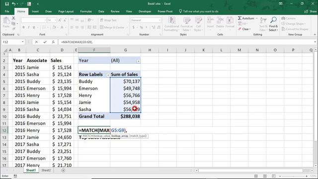 How to use the MATCH Function in Excel - Tutorial смотреть онлайн