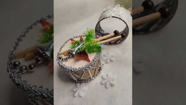 Игрушки на Ёлку из картонных втулок! смотреть онлайн