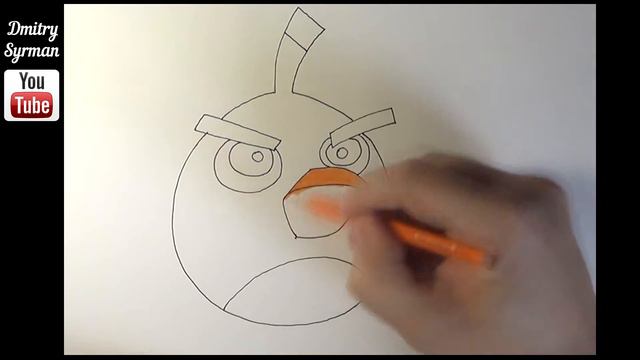 Speed draw Bomb, Angry Birds смотреть онлайн