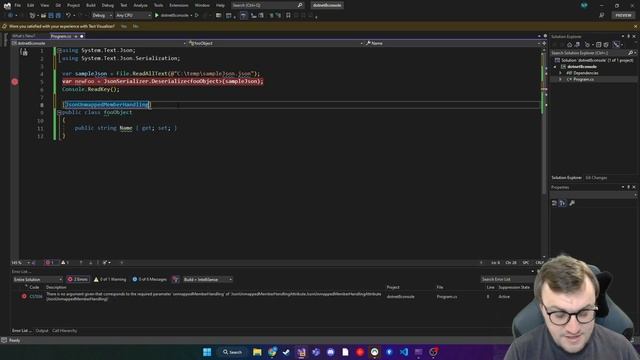 .NET 8 Preview 1 - New JSON Serializer Features! смотреть онлайн