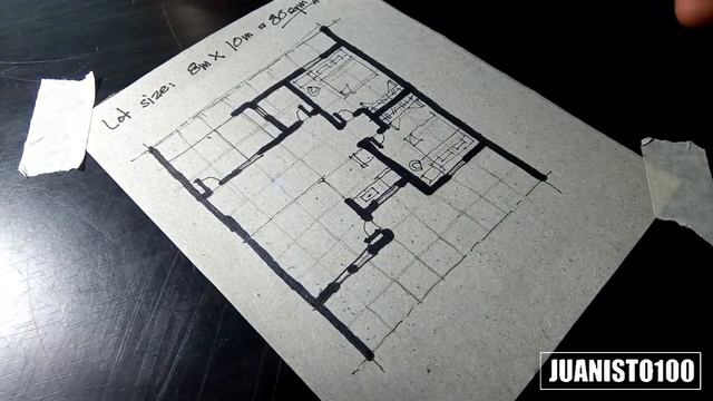 Quick Floor Plan (56 Sqm) - Paggawa ng Plano ng Bahay смотреть онлайн