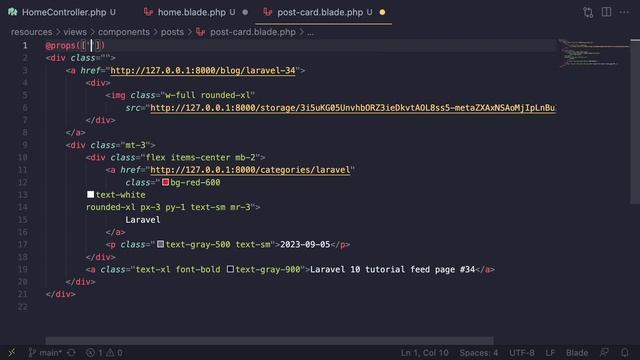 Home Page | Build Blog with Laravel, Livewire & Filament #4 смотреть онлайн
