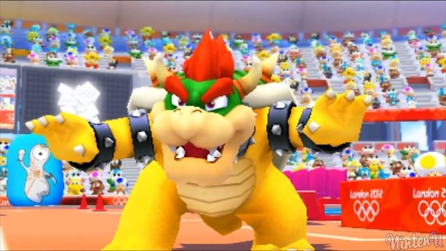 Mario & Sonic at the 2012 London Olympic Games (3DS) - All Charatcers Javelin Throw Gameplay смотреть онлайн