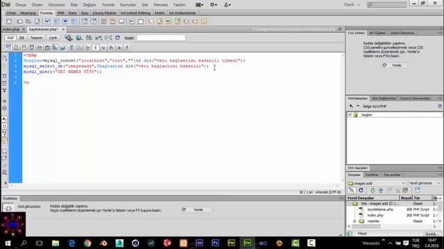 PHP KULLANARAK DOSYA SEÇ YÖNTEMİ İLE RESİM EKLEME(database browser image add) смотреть онлайн