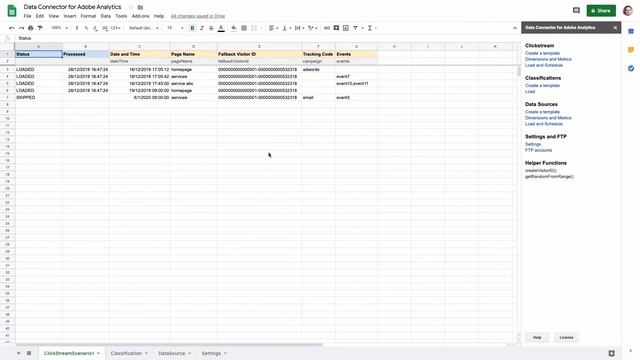 Upload Adobe Analytics Data Sources from Google Sheets with Data Connector Add-on смотреть онлайн