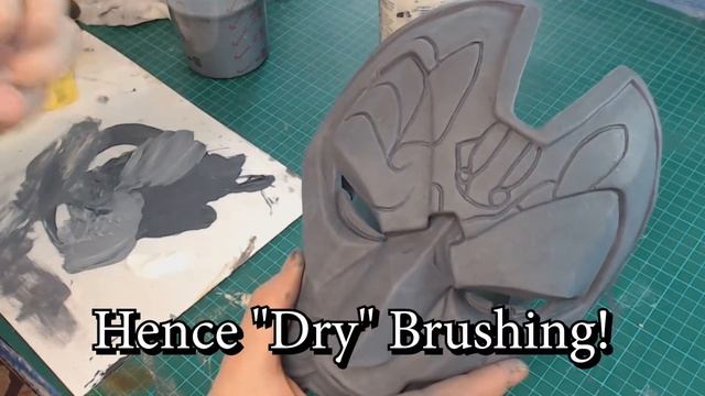 Painting Jhin Mask - Drybrushing for Cosplay Tutorial смотреть онлайн