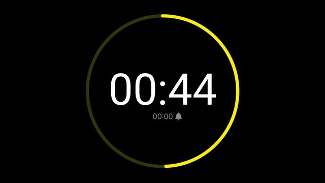 1 Minute 30 Second Countdown Timer with Alarm / iPhone Timer Style смотреть онлайн